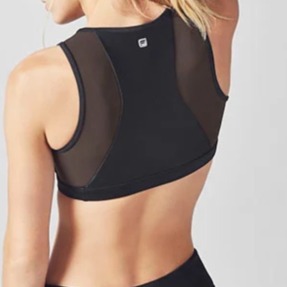 Fabletics Camryn Black Sports Bra - Picture 2 of 4